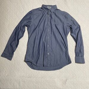Express Men's Casual Denim Blue Shirt